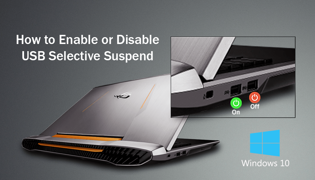 where is selective usb suspend on windows