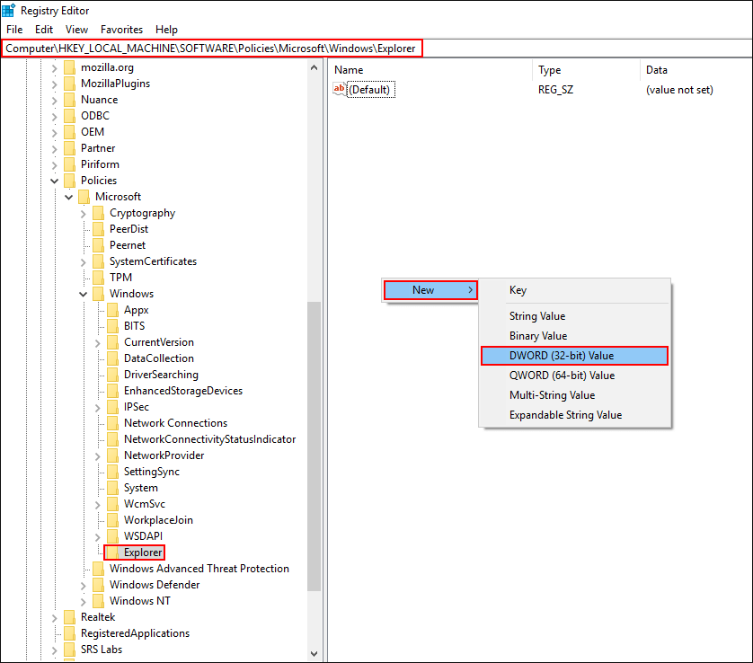 can you remove start menu right click options