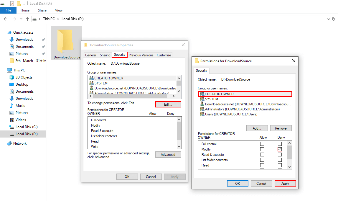 how do you make a folder undeletable on windows