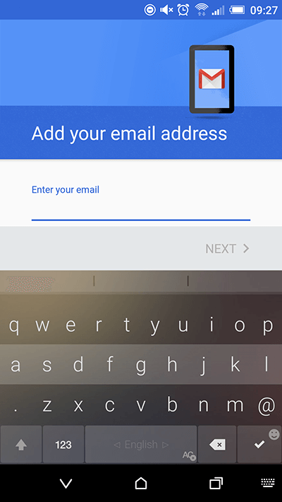 apple email on android