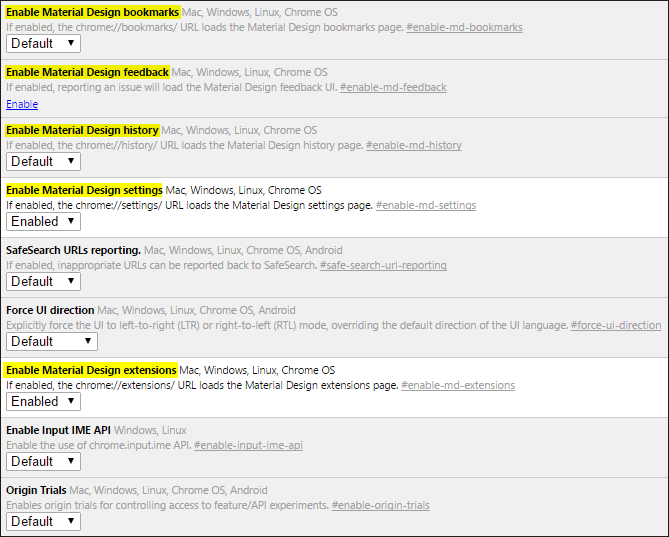 How_to_enable_chrome_material_designs