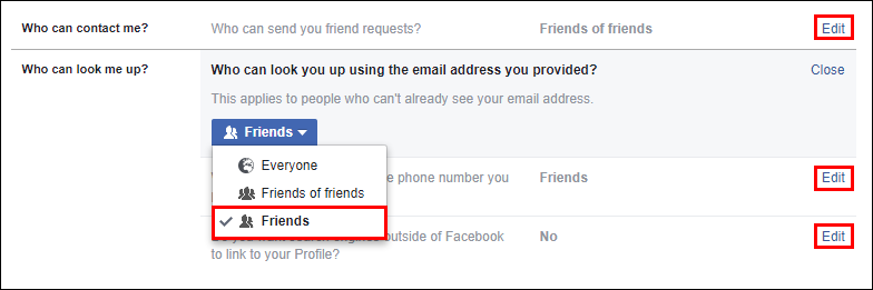 how to hide your account on facebook