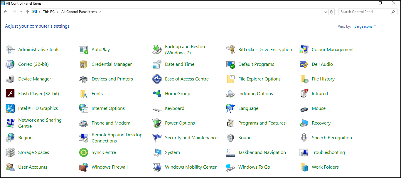 How_to_make_a_control_panel_shortcut_in_file_explorer_window