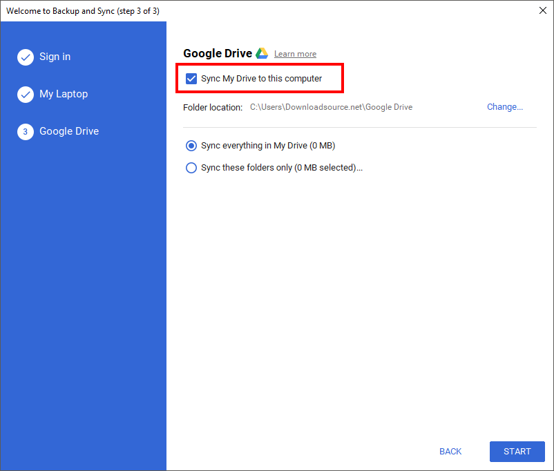 is google backup sync secure
