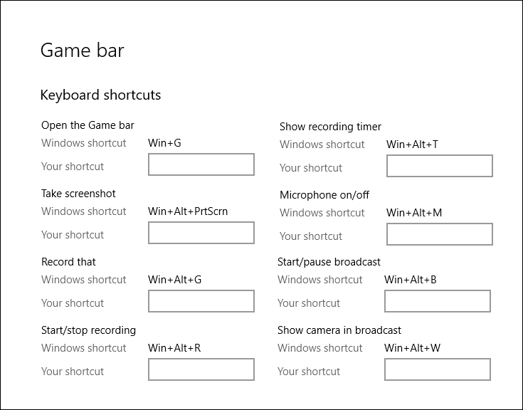 How to Set Custom Shortcuts for Xbox Game Bar in Windows