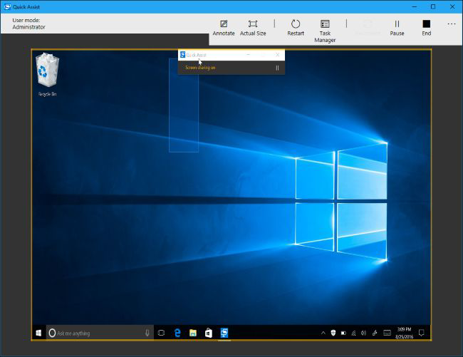 how do you remotely control windows 10 pc 