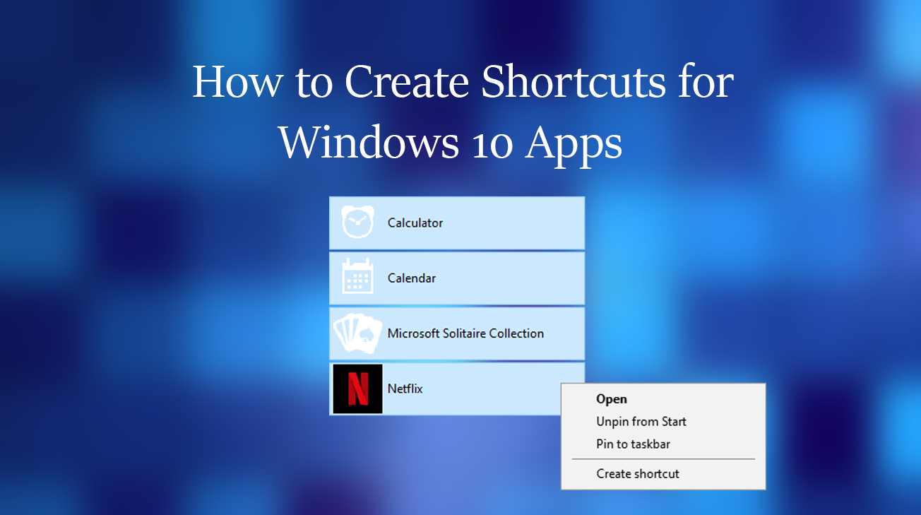 how_to_make_desktop_shortcuts_for_windows_apps