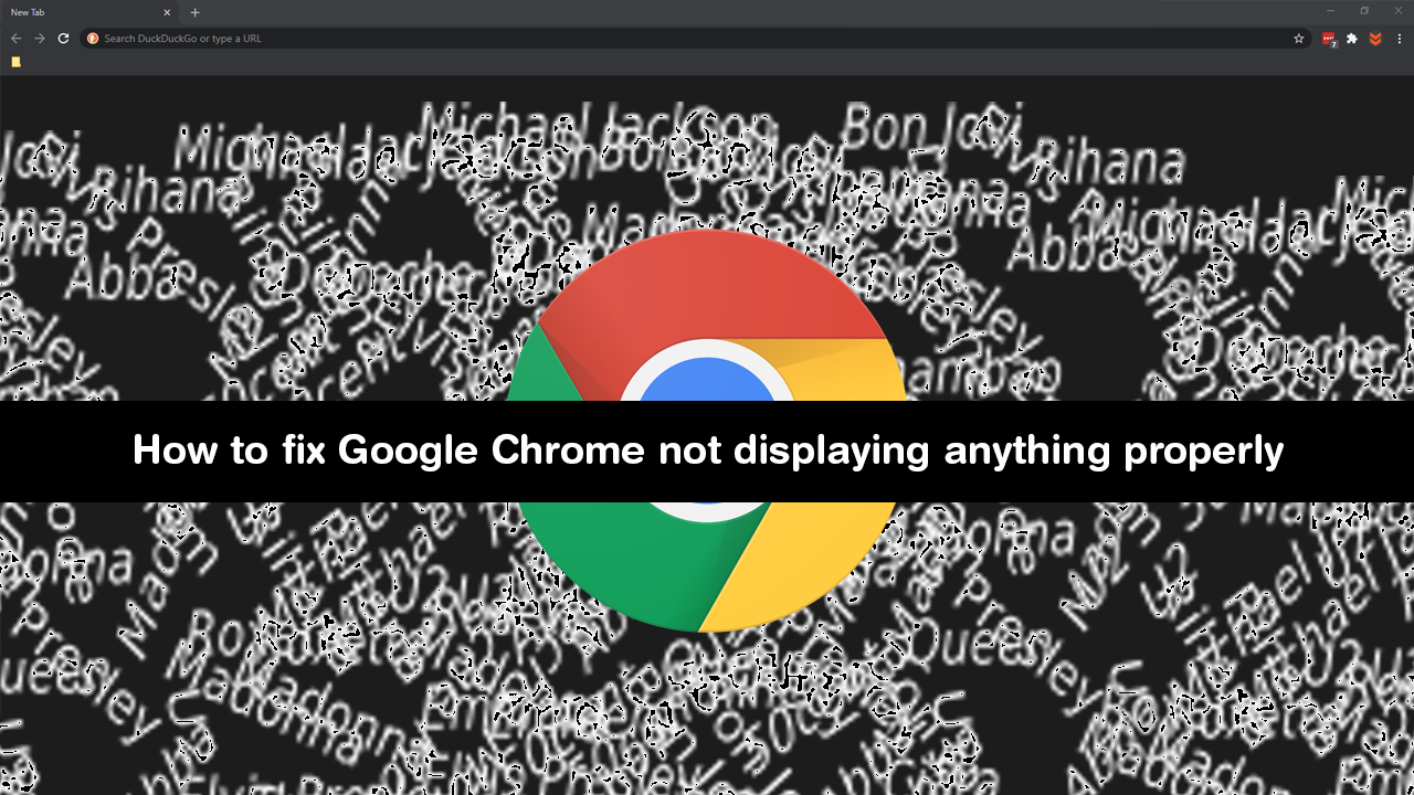 How_to_fix_Google_Chrome_not_displaying_anything_properly