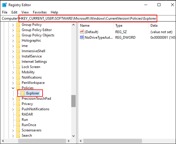 blocking access to folder options