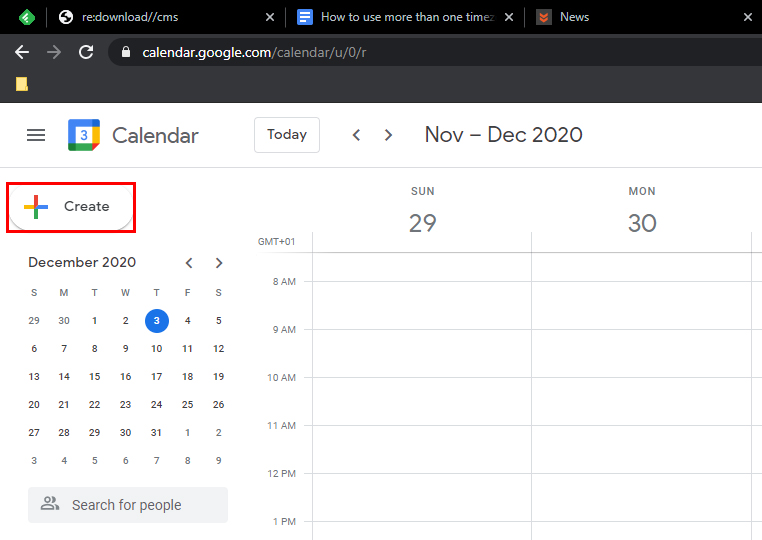 google calendar adding extra time zones