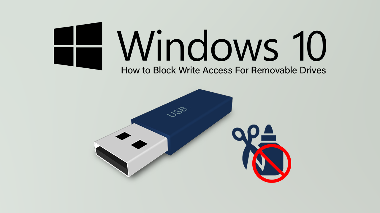 right access blocking removables drive windows