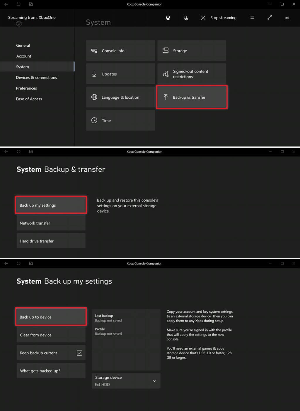 xbox one to xbsx transfers