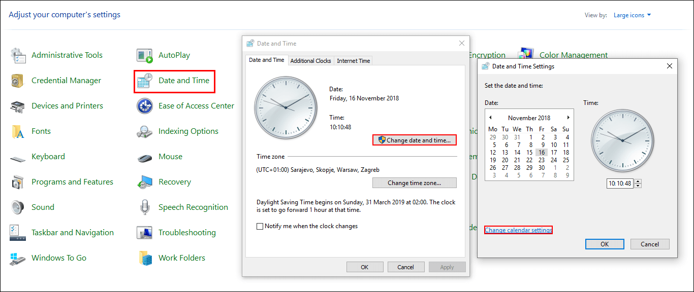 how to  remove the date from taskbar