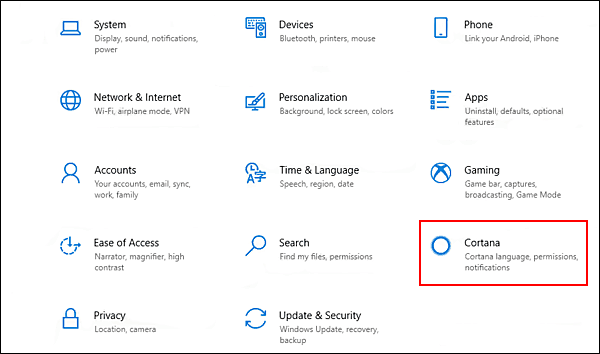 how to stop cortana accessing browser info