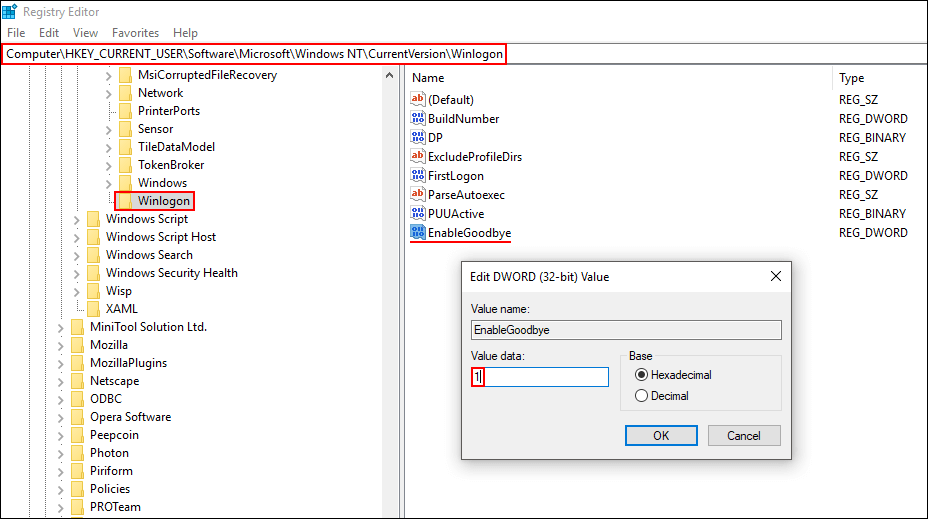 how to fix windows dynamic lock missing