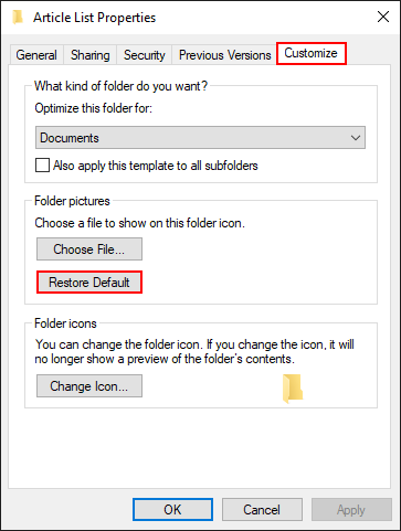 windows 10 change folder icon image