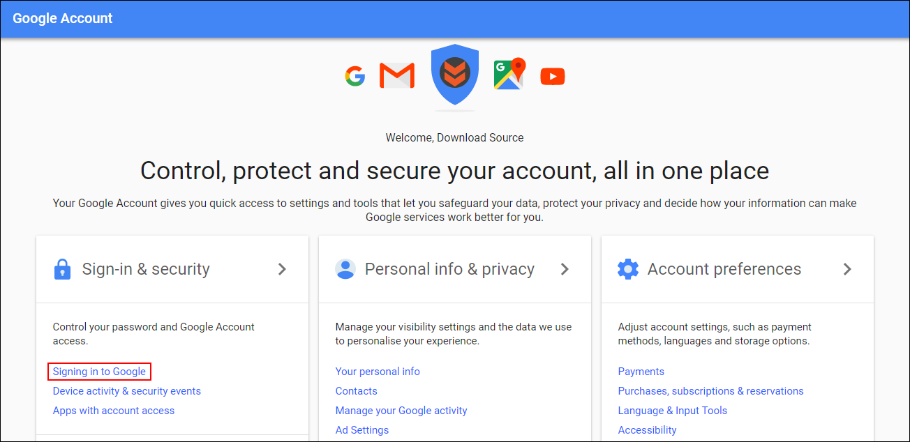 google security prompt wont go away prompt 