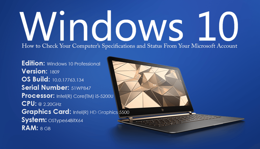 How_to_Check_Your_Computers_Specifications_and_Status_From_Your_Microsoft_Account