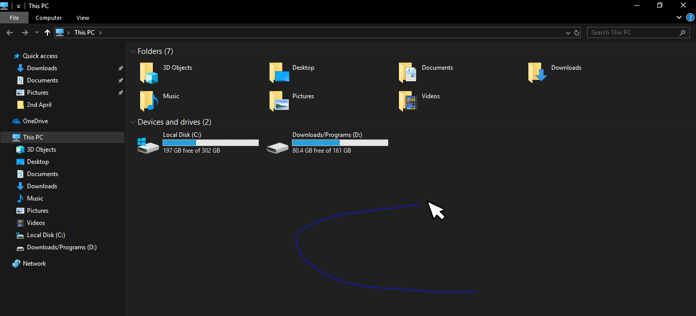 mouse gestures on windows 10