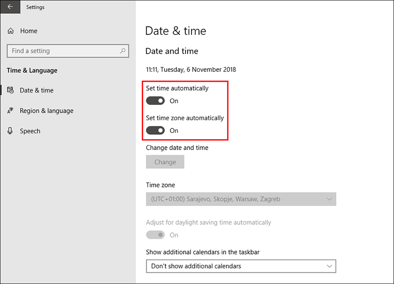 how to make windows taskbar clock adjust properly