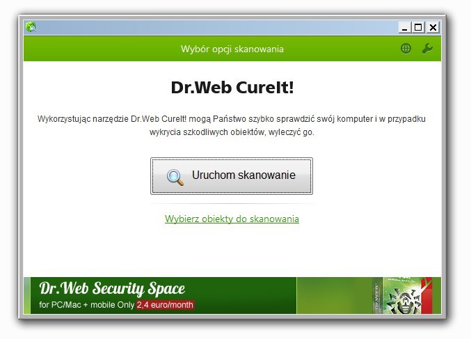 Бесплатный антивирус dr web cureit