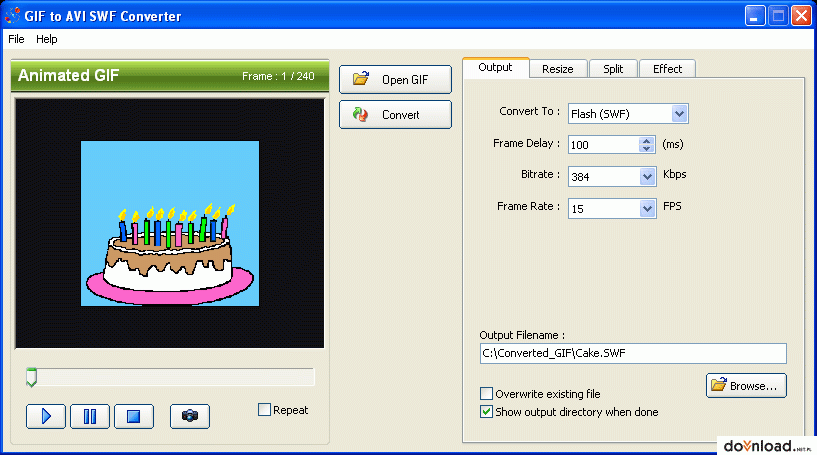 AVI to GIF, Convert AVI to GIF Online
