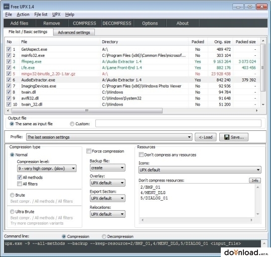 upx download