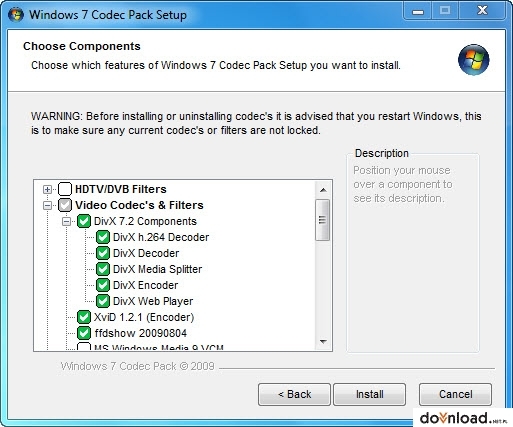 xvid ljud-codec för Windows Papers Player