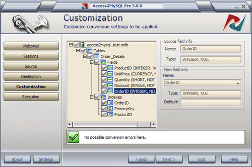 Access 2. Mysql2