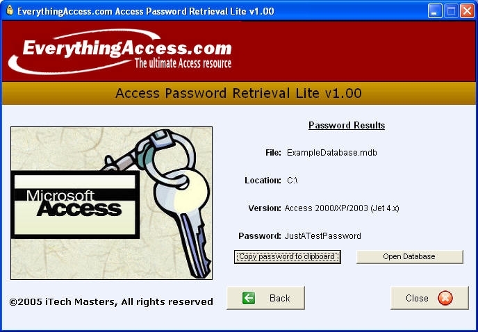 Retrieve password. Пароль в access. Password Recovery for access. Любой пароль для аксесс.