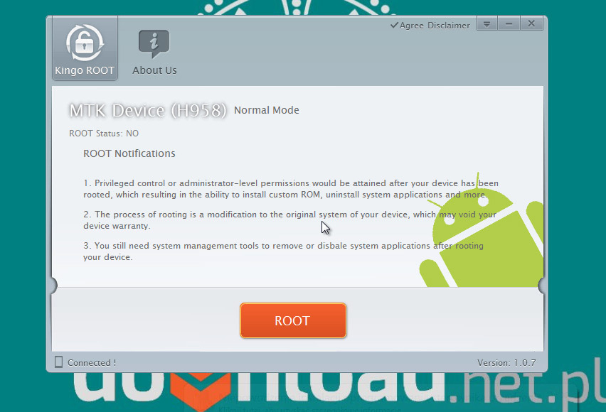 Kingo Android Root - rooting a device