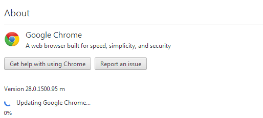 Chrome - update